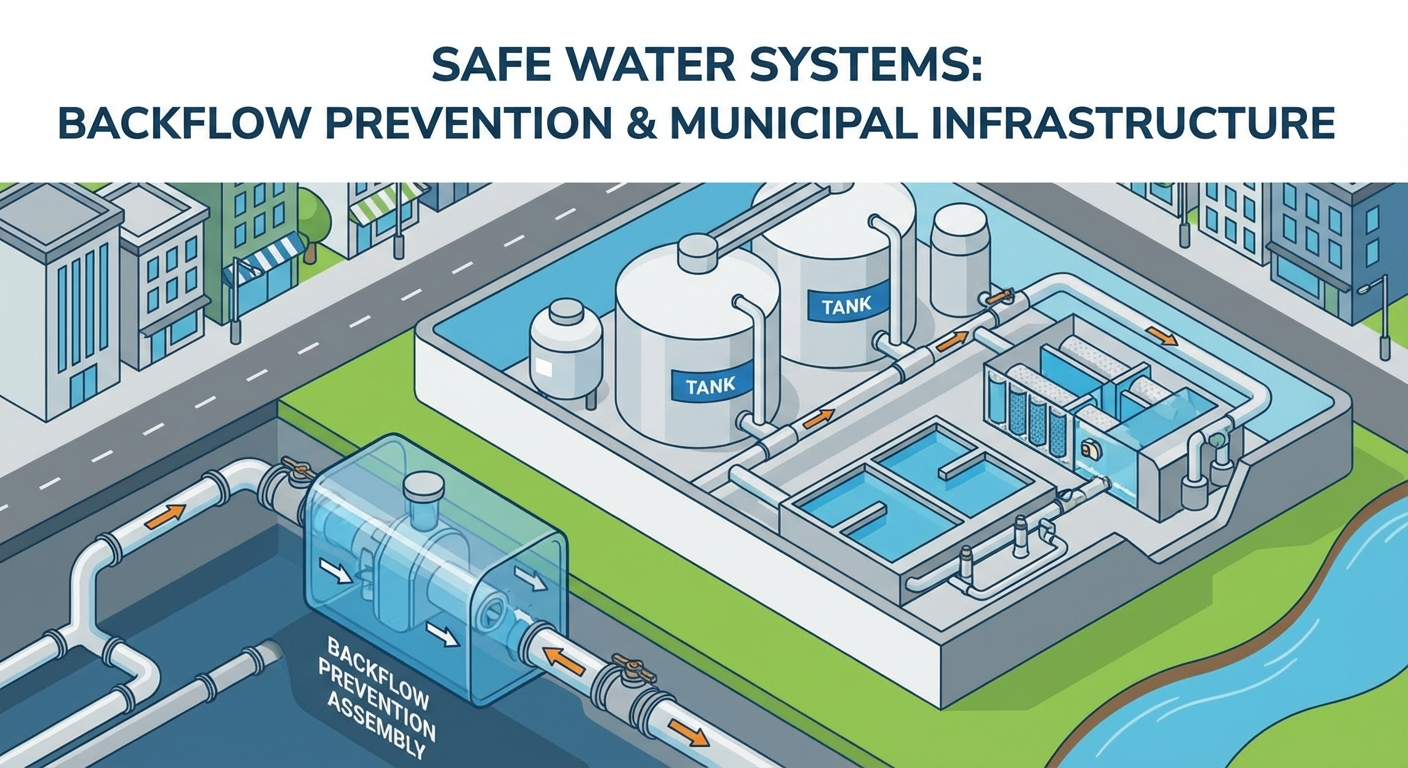 Water treatment facility and municipal infrastructure